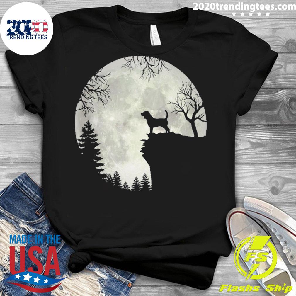 Official beagle And Moon Halloween - Adult & Kids T-Shirts, Sweatshirts & Hoodies apparel design preview 3