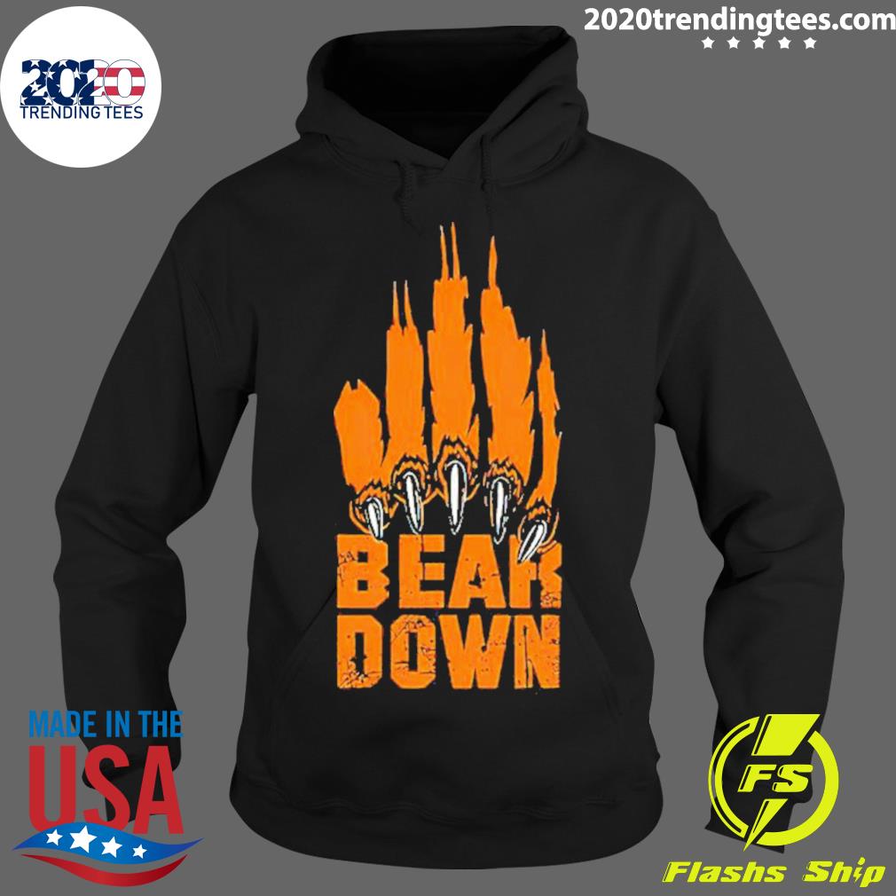 Official bear Down Paw - Adult & Kids T-Shirts, Sweatshirts & Hoodies apparel design preview 2