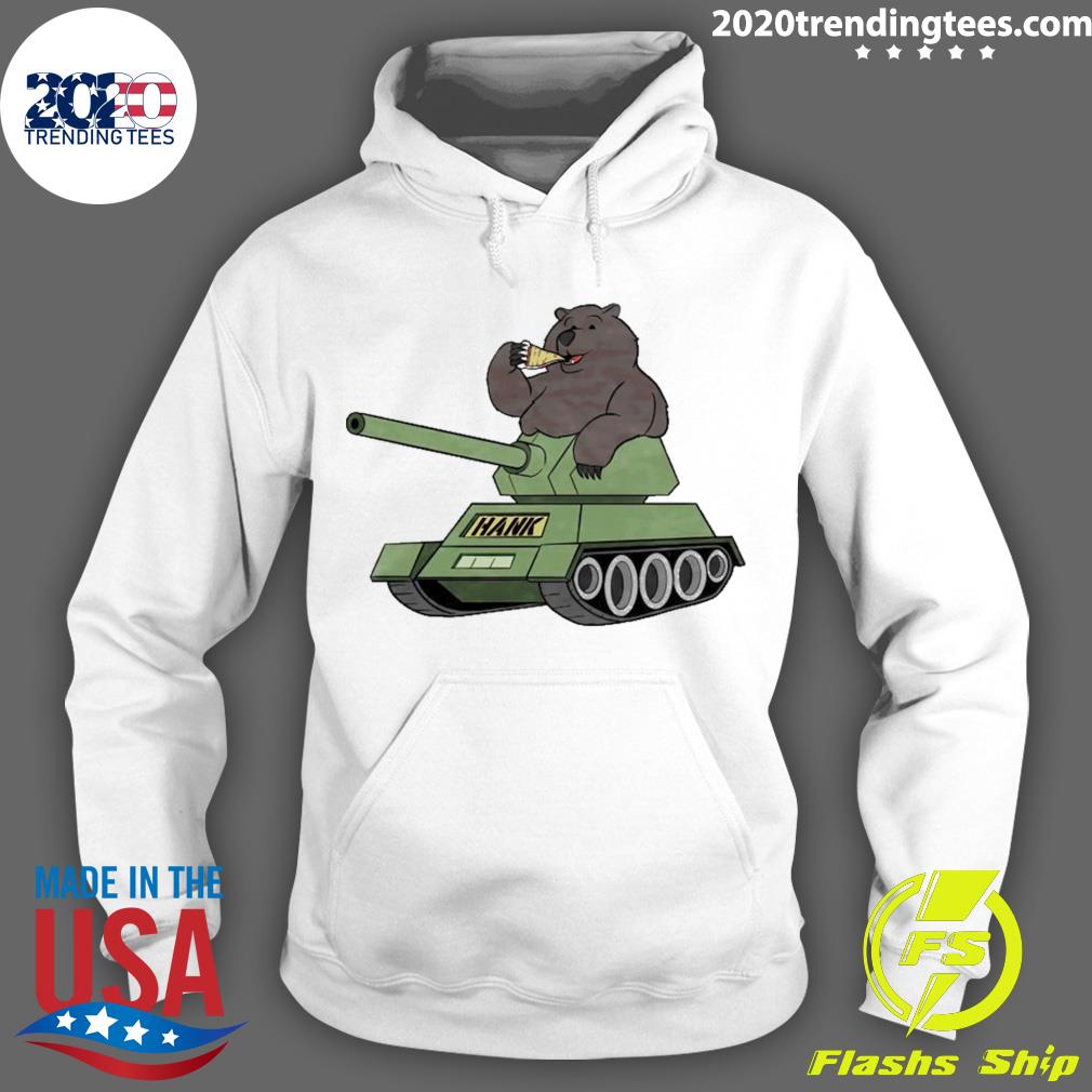 Official bear Hank The Tank - Adult & Kids T-Shirts, Sweatshirts & Hoodies apparel design preview 2