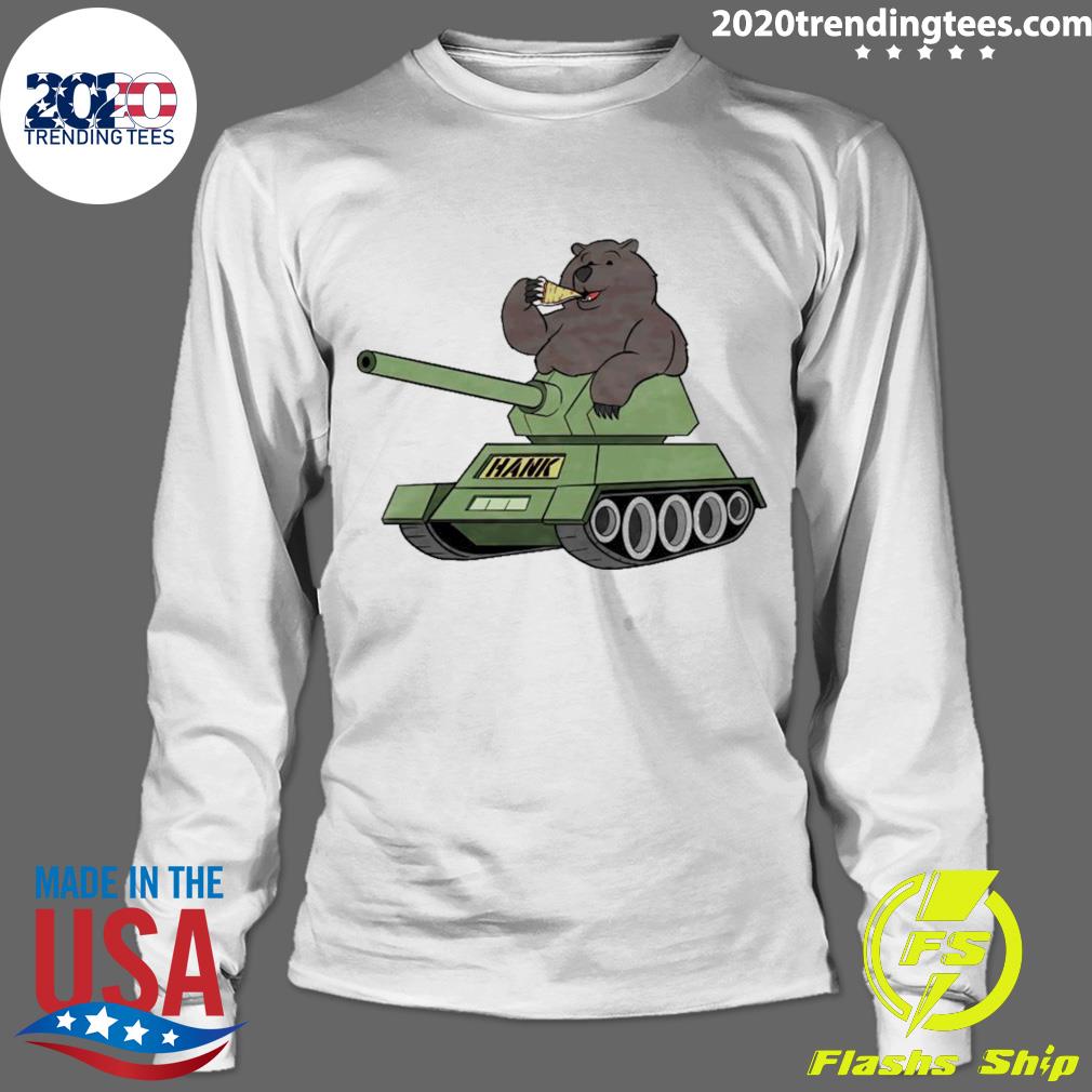 Official bear Hank The Tank - Adult & Kids T-Shirts, Sweatshirts & Hoodies apparel design preview 4
