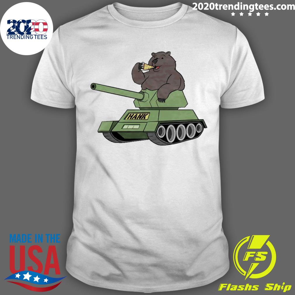 Official bear Hank The Tank - Adult & Kids T-Shirts, Sweatshirts & Hoodies apparel design preview 1
