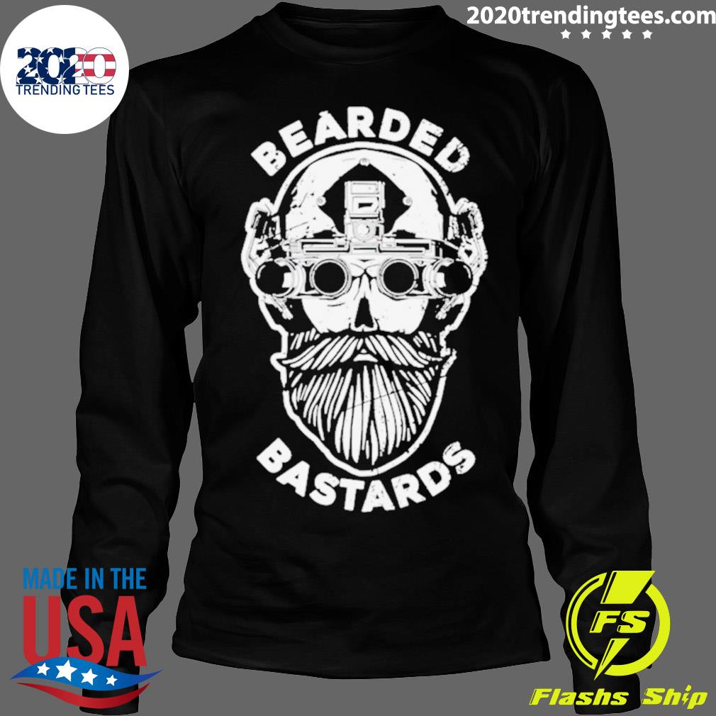 Official bearded Bastard Skull - Adult & Kids T-Shirts, Sweatshirts & Hoodies apparel design preview 4