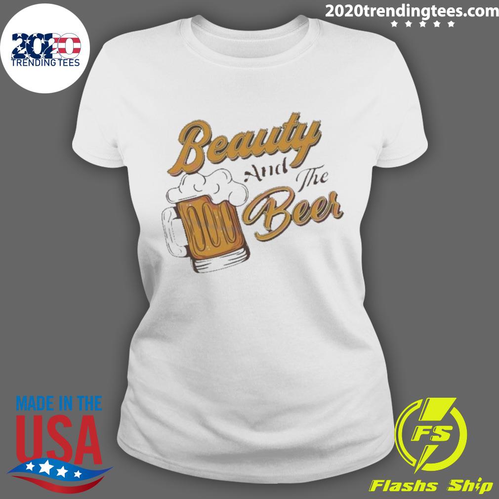 Official beauty And The Beer Beast - Adult & Kids T-Shirts, Sweatshirts & Hoodies apparel design preview 3