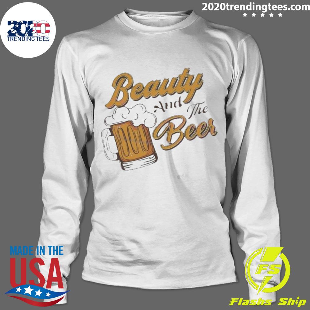 Official beauty And The Beer Beast - Adult & Kids T-Shirts, Sweatshirts & Hoodies apparel design preview 4