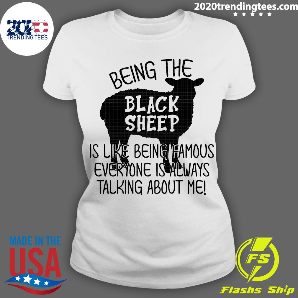 Official Being The Black Sheep Is Like Famous - Adult & Kids T-Shirts, Sweatshirts & Hoodies apparel design preview 3