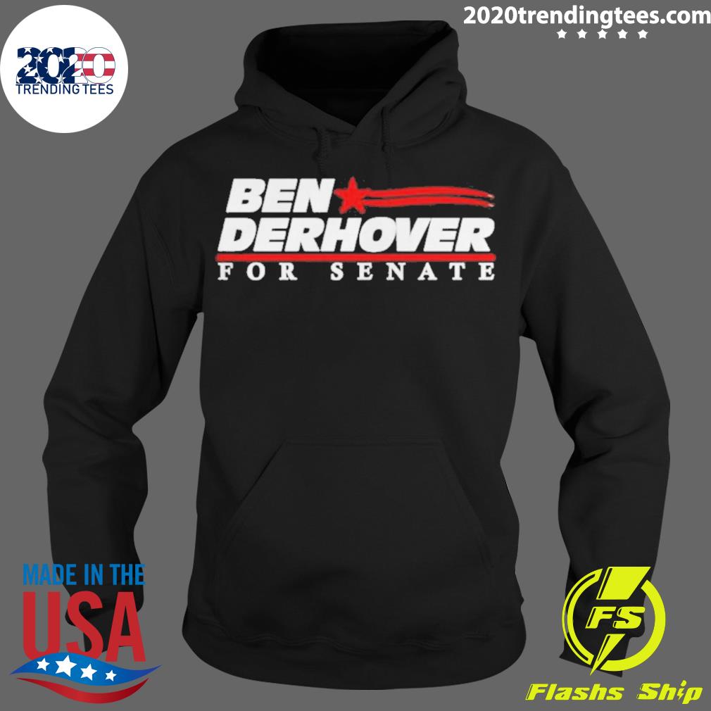 Official ben Derhover For Senate - Adult & Kids T-Shirts, Sweatshirts & Hoodies apparel design preview 2