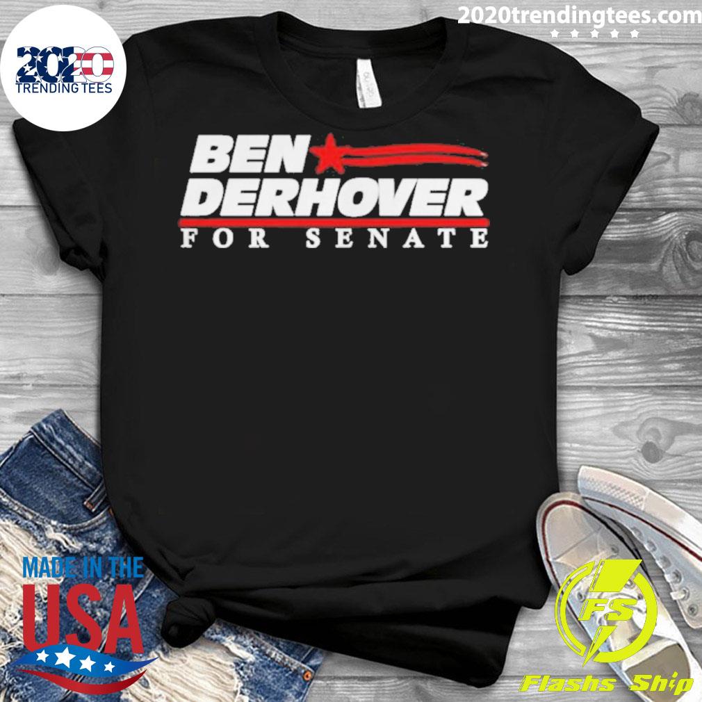 Official ben Derhover For Senate - Adult & Kids T-Shirts, Sweatshirts & Hoodies apparel design preview 3