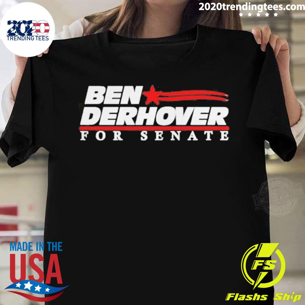 Official ben Derhover For Senate - Adult & Kids T-Shirts, Sweatshirts & Hoodies apparel design preview 1