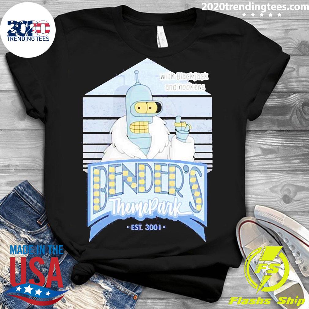 Official bender's Theme Park - Adult & Kids T-Shirts, Sweatshirts & Hoodies apparel design preview 3