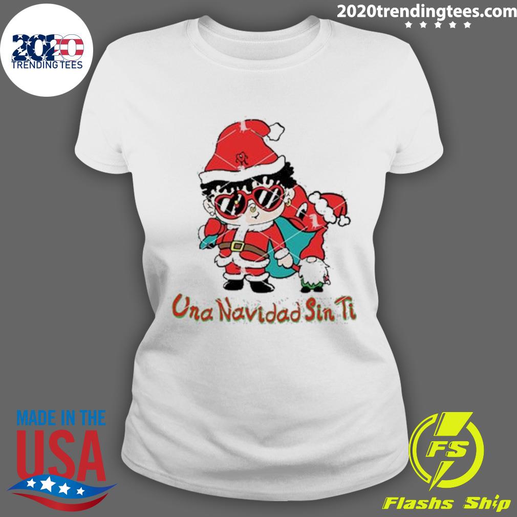 Official benito Una Navidad Sin Ti Bad Bunny - Adult & Kids T-Shirts, Sweatshirts & Hoodies apparel design preview 3