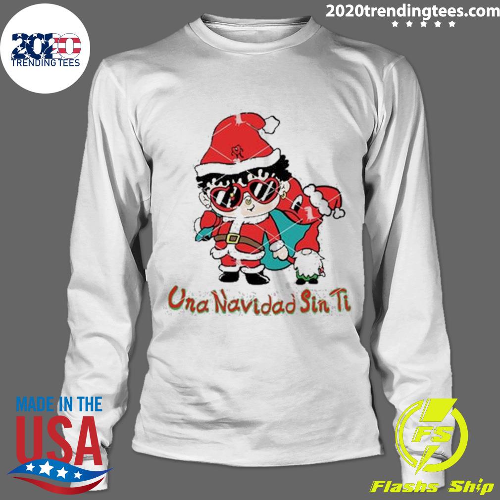 Official benito Una Navidad Sin Ti Bad Bunny - Adult & Kids T-Shirts, Sweatshirts & Hoodies apparel design preview 4