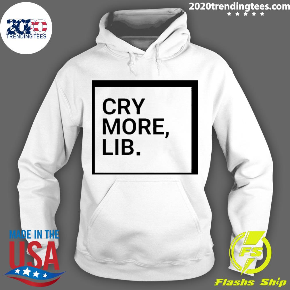 Official benny Johnson Cry More Lib - Adult & Kids T-Shirts, Sweatshirts & Hoodies apparel design preview 2