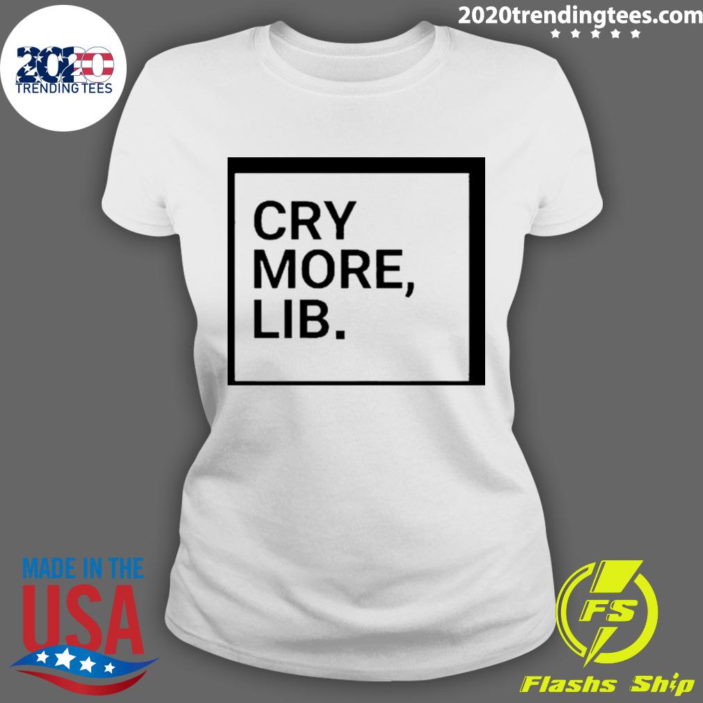 Official benny Johnson Cry More Lib - Adult & Kids T-Shirts, Sweatshirts & Hoodies apparel design preview 3