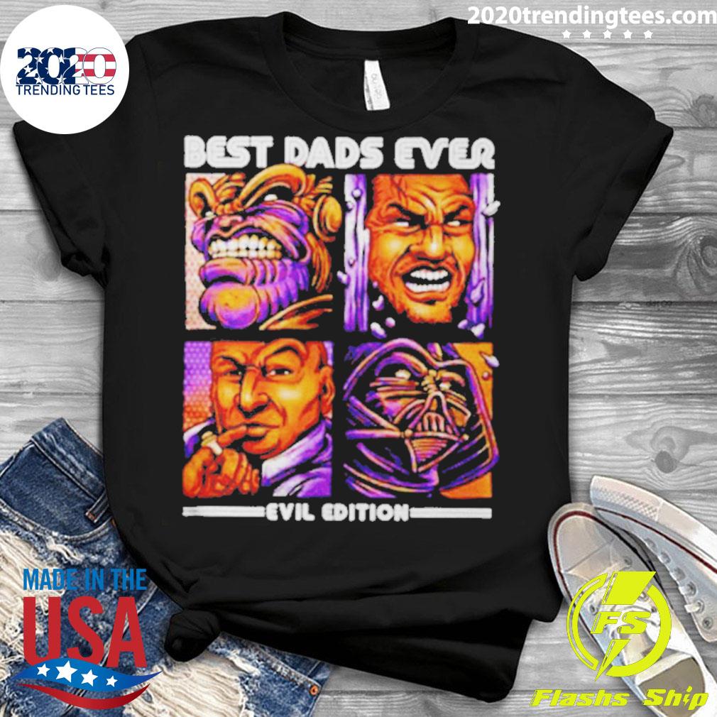Official best Dads Ever Evil Edition - Adult & Kids T-Shirts, Sweatshirts & Hoodies apparel design preview 3