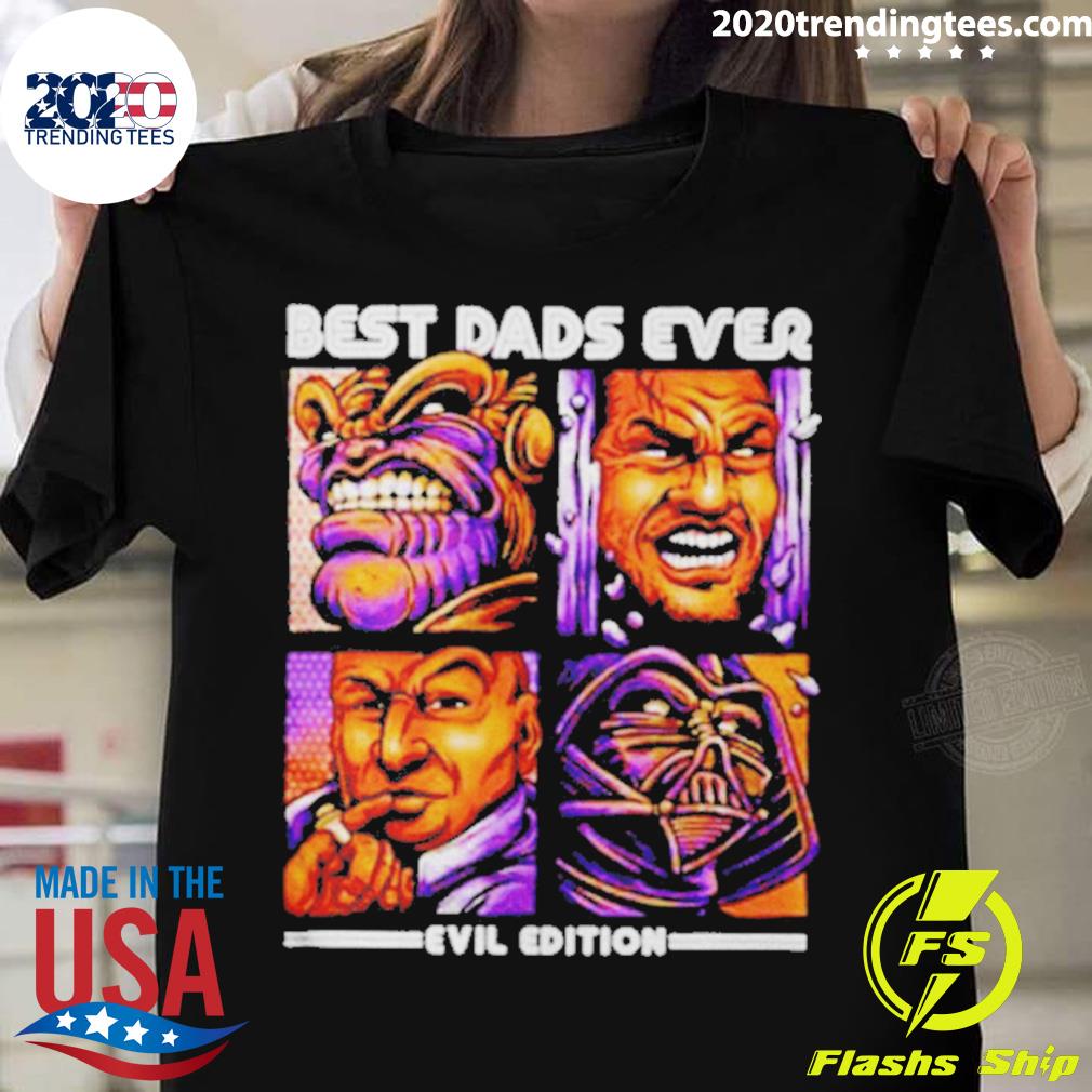 Official best Dads Ever Evil Edition - Adult & Kids T-Shirts, Sweatshirts & Hoodies apparel design preview 1