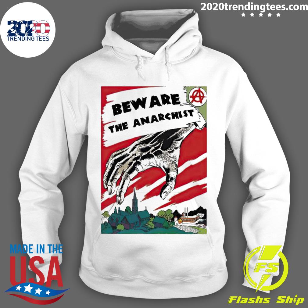 Official beware The Anarchist - Adult & Kids T-Shirts, Sweatshirts & Hoodies apparel design preview 2