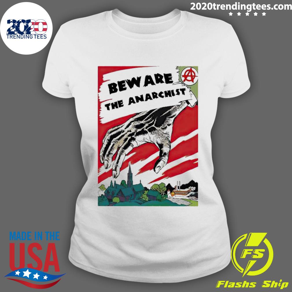 Official beware The Anarchist - Adult & Kids T-Shirts, Sweatshirts & Hoodies apparel design preview 3