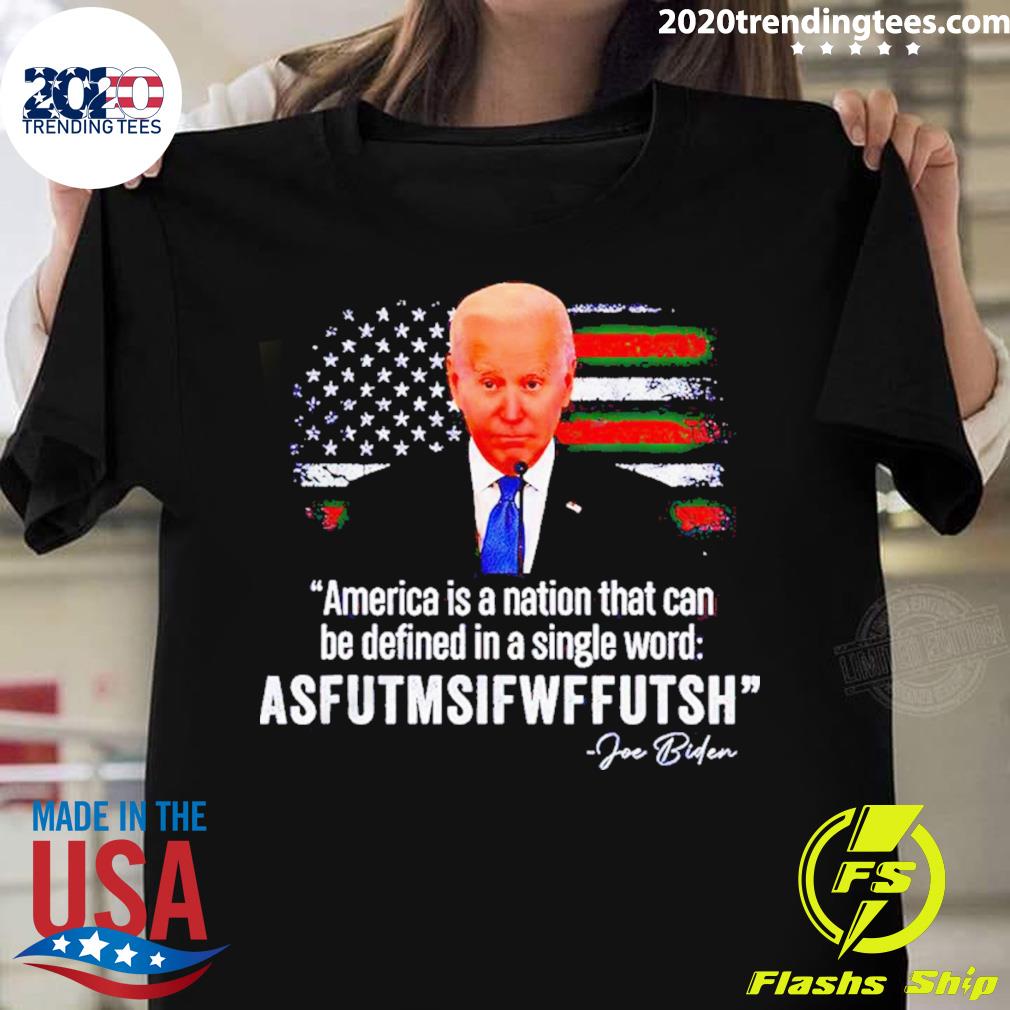 Official biden America Is A Nation That Can Be - Adult & Kids T-Shirts, Sweatshirts & Hoodies apparel design preview 1
