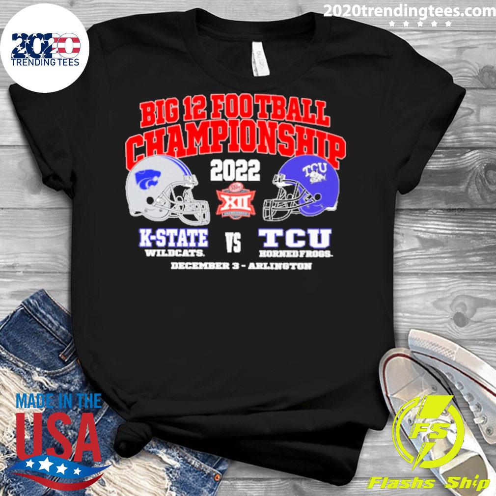 Official big 12 Football Championship 2022 Tcu Horned - Adult & Kids T-Shirts, Sweatshirts & Hoodies apparel design preview 3