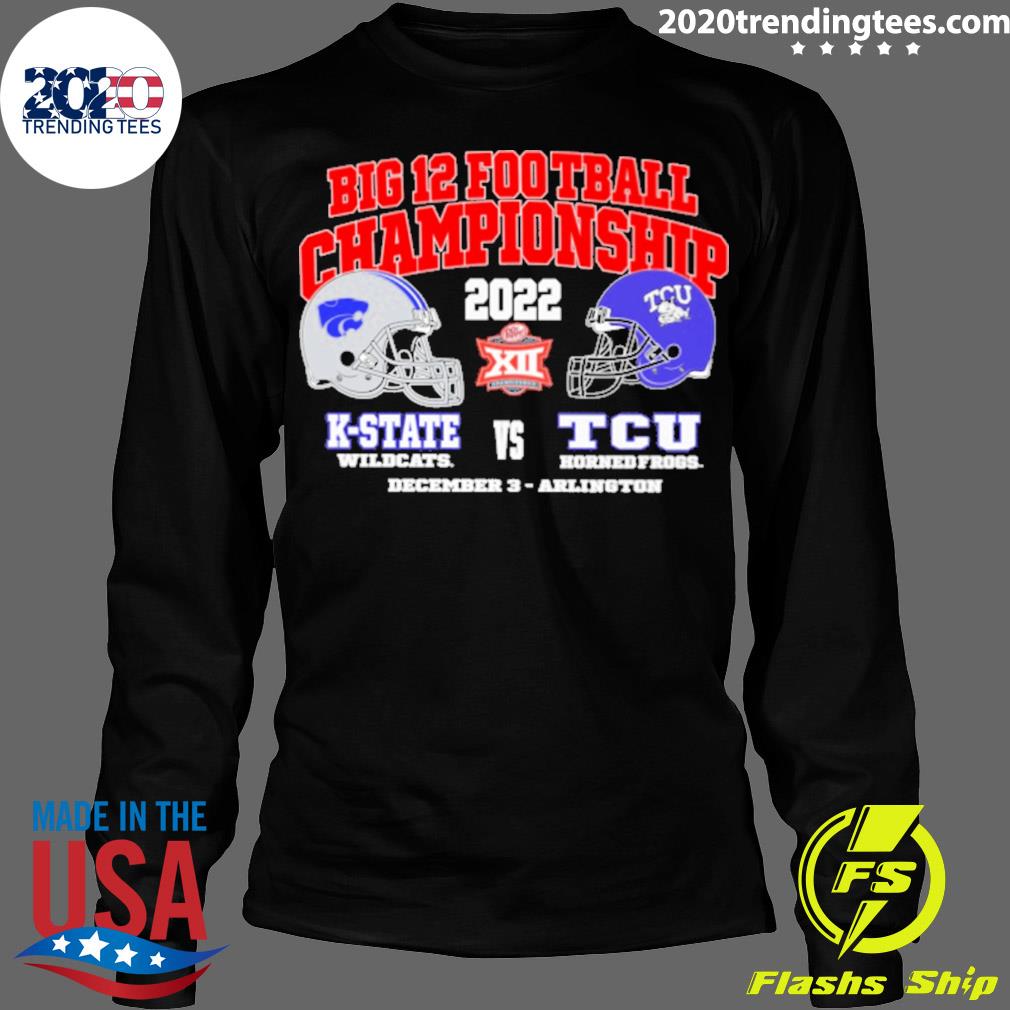 Official big 12 Football Championship 2022 Tcu Horned - Adult & Kids T-Shirts, Sweatshirts & Hoodies apparel design preview 4