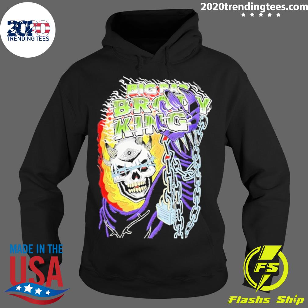 Official big Bad Brody King Skull New - Adult & Kids T-Shirts, Sweatshirts & Hoodies apparel design preview 2