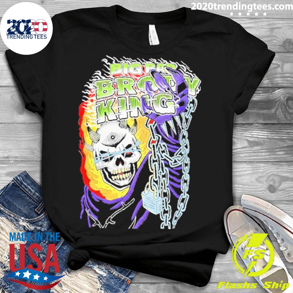 Official big Bad Brody King Skull New - Adult & Kids T-Shirts, Sweatshirts & Hoodies apparel design preview 3