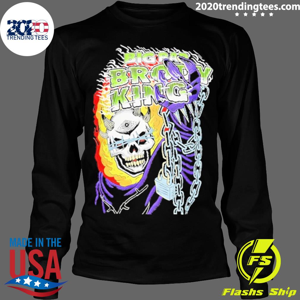 Official big Bad Brody King Skull New - Adult & Kids T-Shirts, Sweatshirts & Hoodies apparel design preview 4