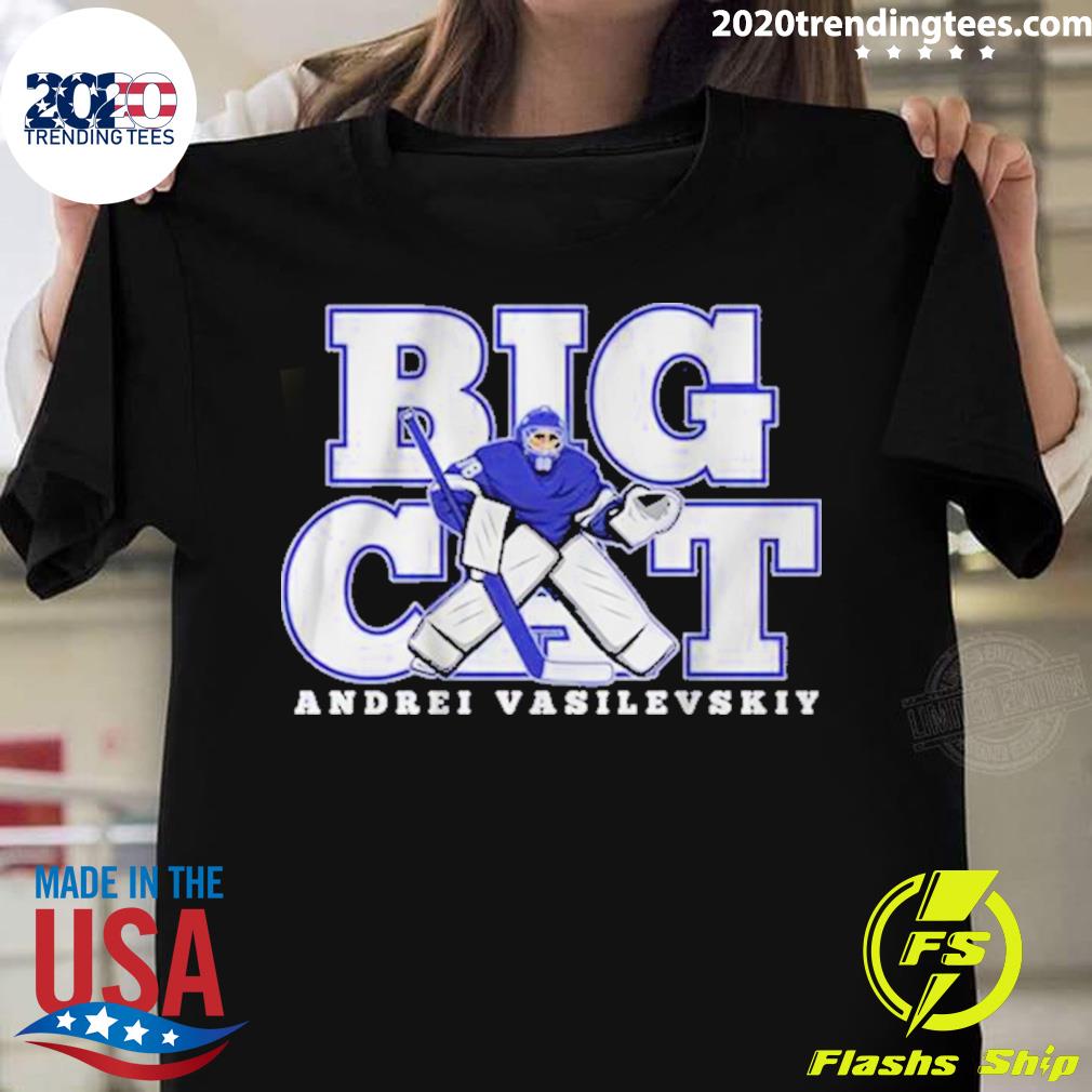 Official big Cat Andrei Vasilevskiy - Adult & Kids T-Shirts, Sweatshirts & Hoodies apparel design preview 1