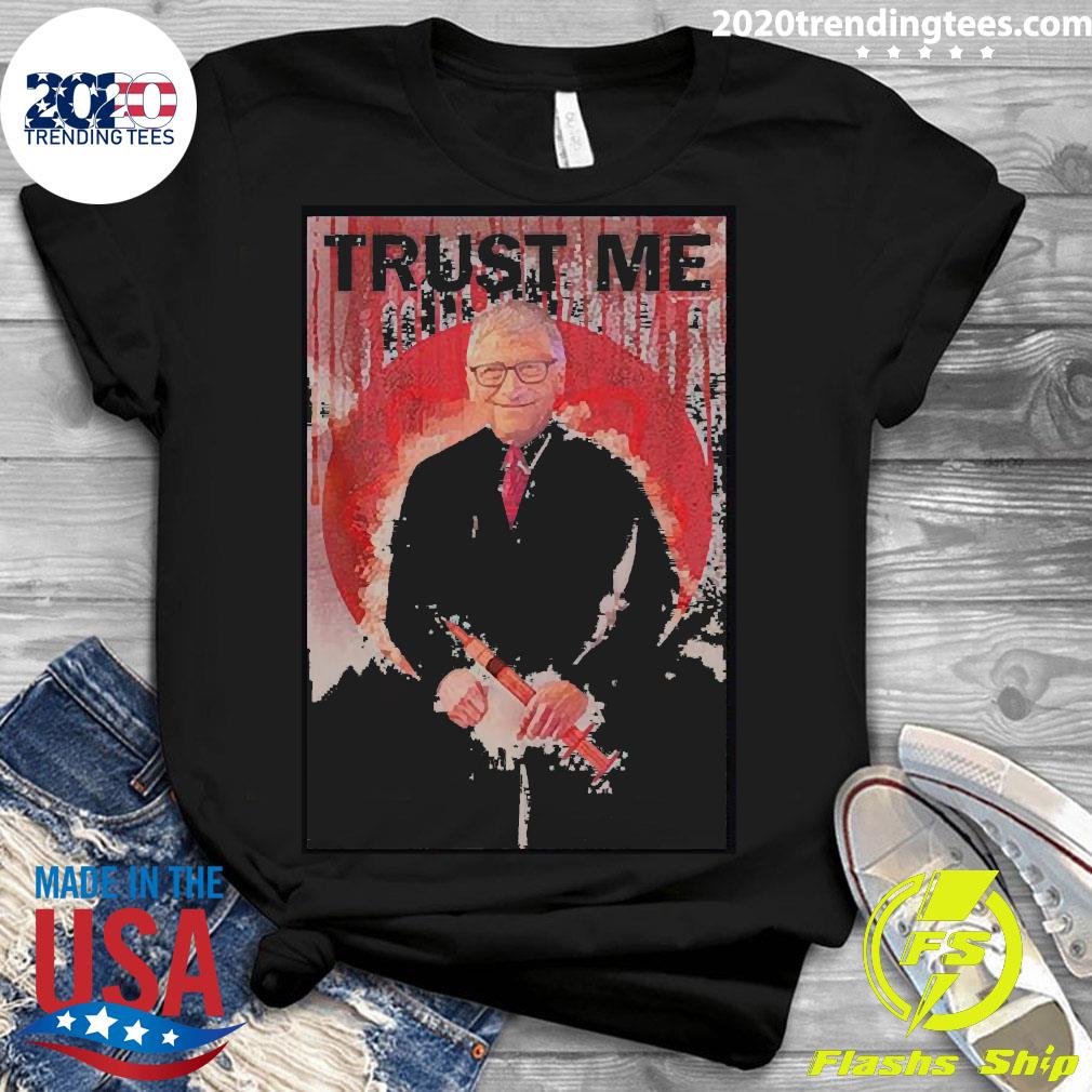 Official Bill Gates Trust Me - Adult & Kids T-Shirts, Sweatshirts & Hoodies apparel design preview 3