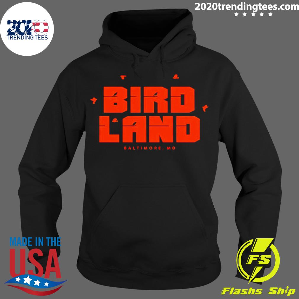 Official birdland Baltmore MD - Adult & Kids T-Shirts, Sweatshirts & Hoodies apparel design preview 2