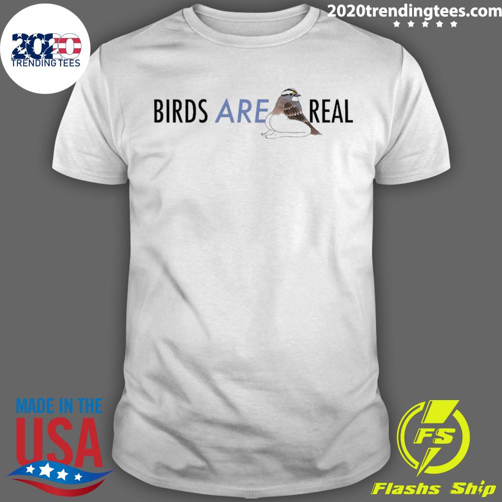 Official birds Are Real - Adult & Kids T-Shirts, Sweatshirts & Hoodies apparel design preview 1