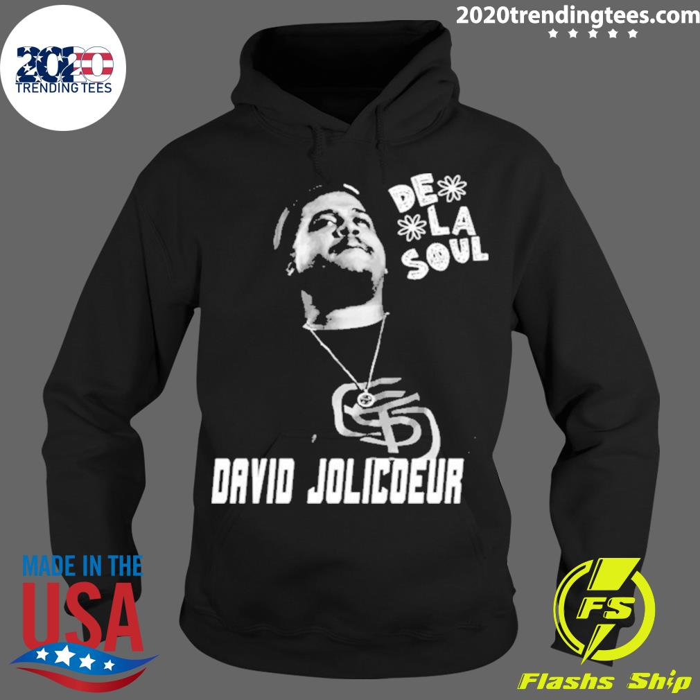 Official black Art Member De La Soul - Adult & Kids T-Shirts, Sweatshirts & Hoodies apparel design preview 2