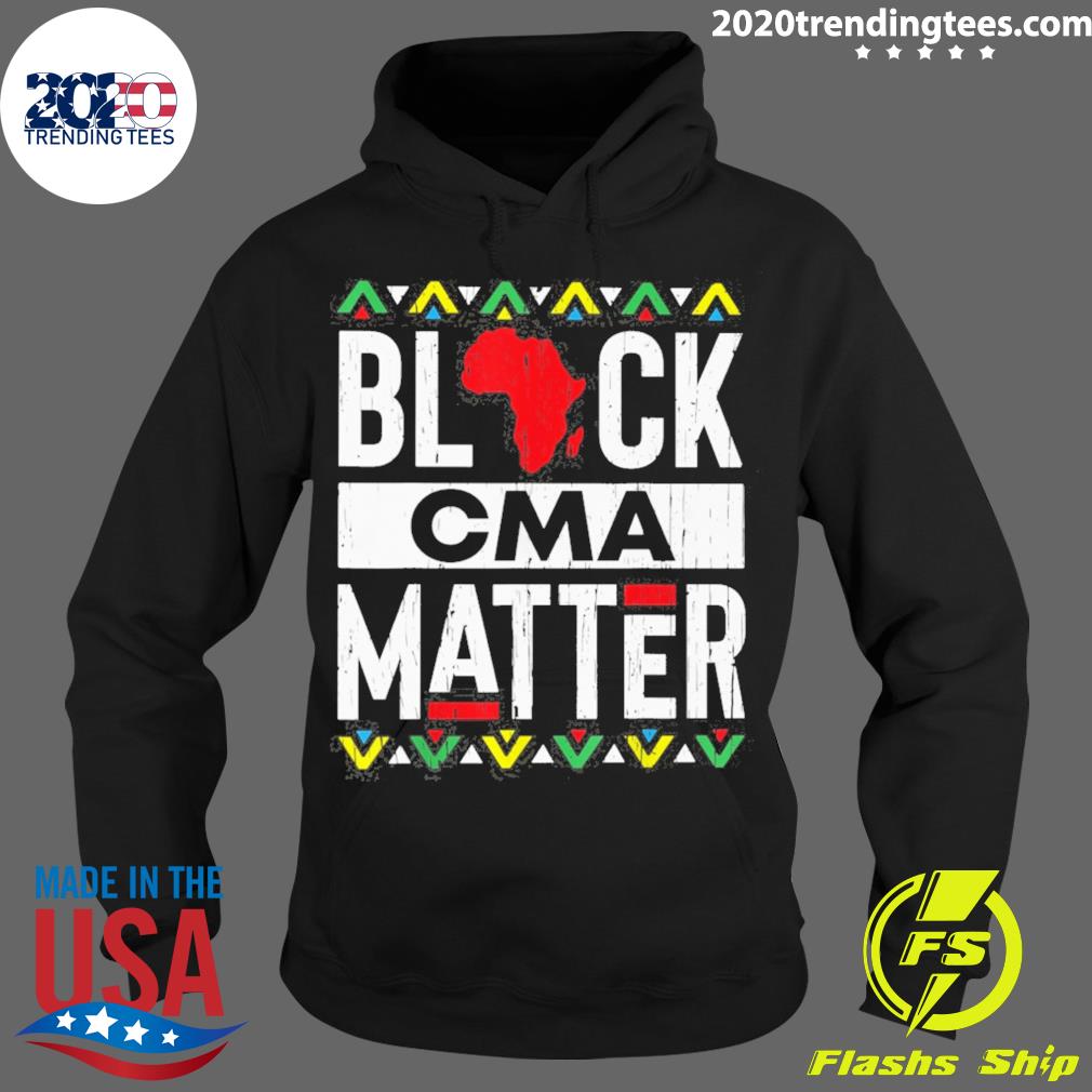 Official black CMA Matter - Adult & Kids T-Shirts, Sweatshirts & Hoodies apparel design preview 2