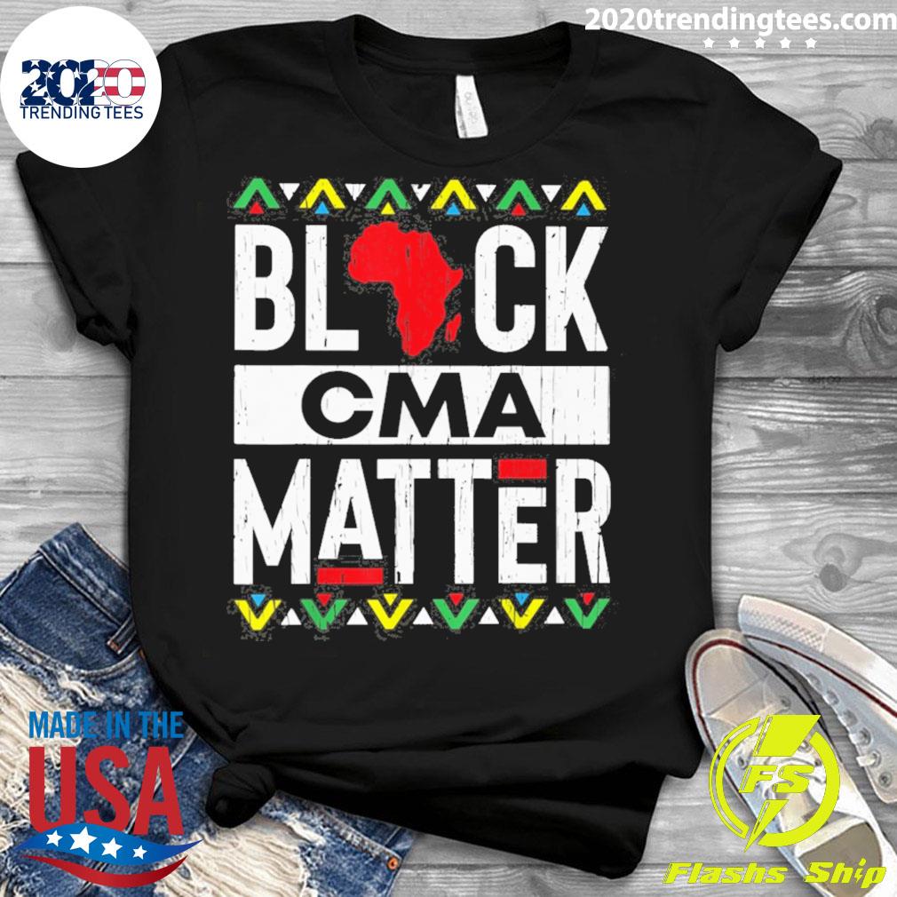 Official black CMA Matter - Adult & Kids T-Shirts, Sweatshirts & Hoodies apparel design preview 3