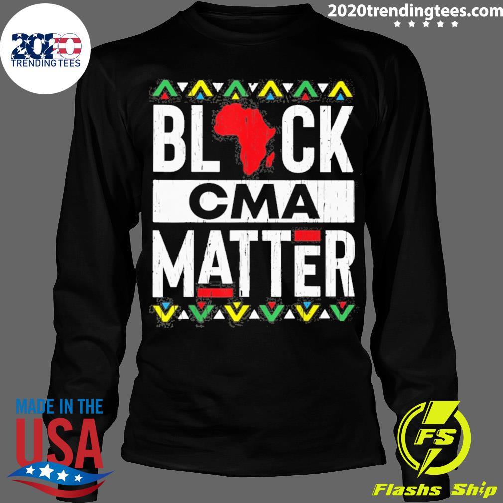 Official black CMA Matter - Adult & Kids T-Shirts, Sweatshirts & Hoodies apparel design preview 4