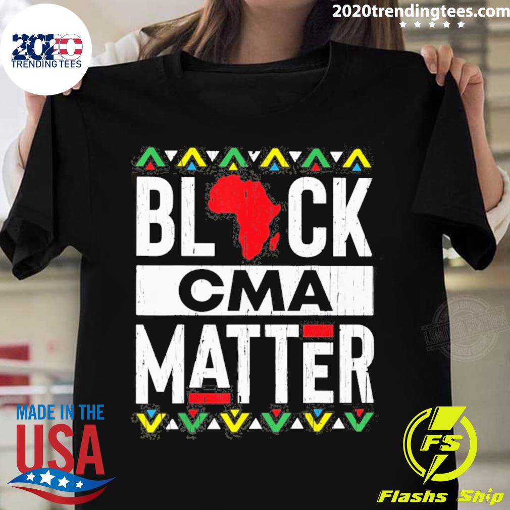 Official black CMA Matter - Adult & Kids T-Shirts, Sweatshirts & Hoodies apparel design preview 1