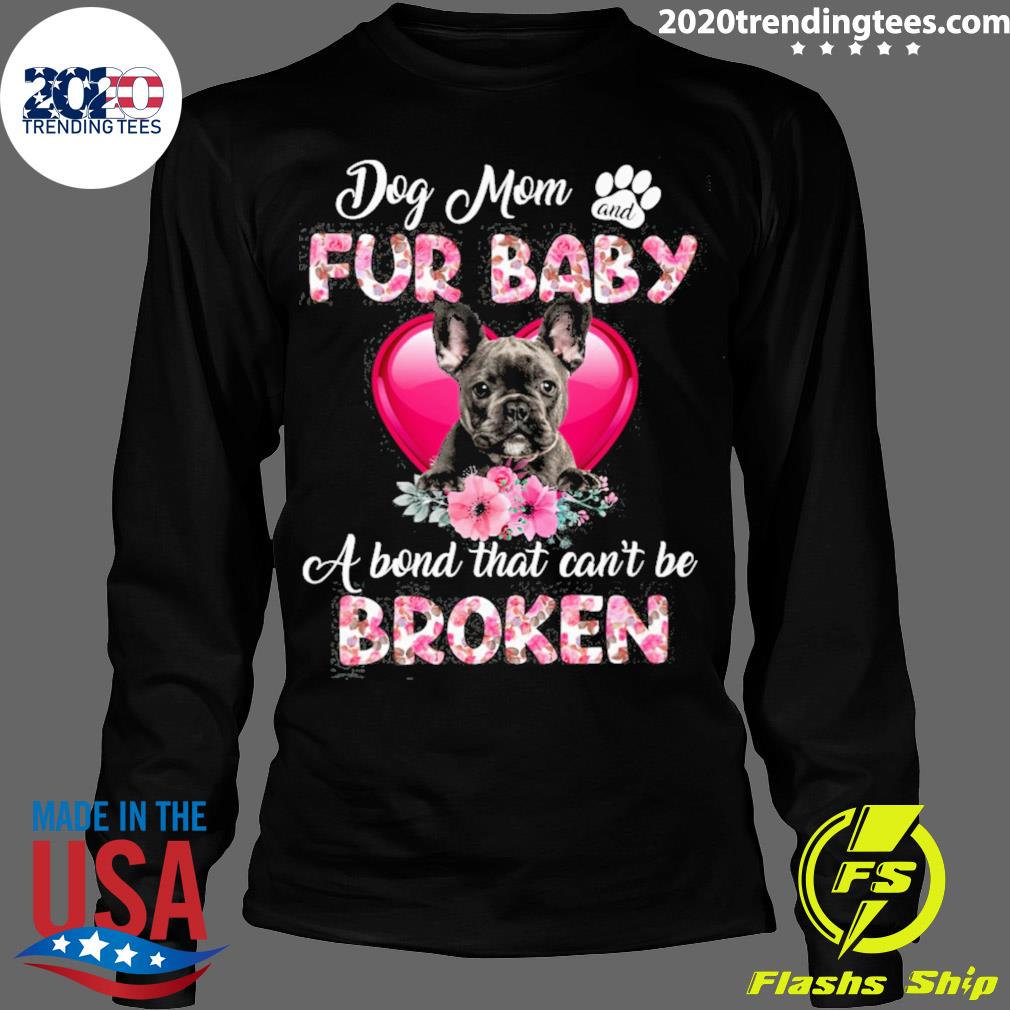 Official black French Bulldog Dog Mom And Fur Baby A - Adult & Kids T-Shirts, Sweatshirts & Hoodies apparel design preview 4