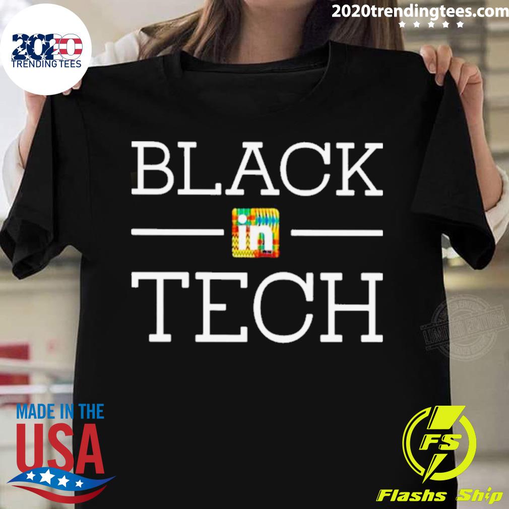 Official black In Tech 2023 - Adult & Kids T-Shirts, Sweatshirts & Hoodies apparel design preview 1