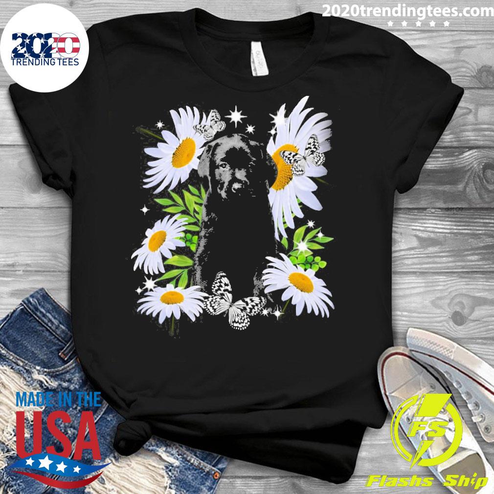 Official black Labs Dog Daisy Flower - Adult & Kids T-Shirts, Sweatshirts & Hoodies apparel design preview 3