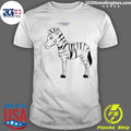 Official black Line Zebra - Adult & Kids T-Shirts, Sweatshirts & Hoodies apparel design preview 1