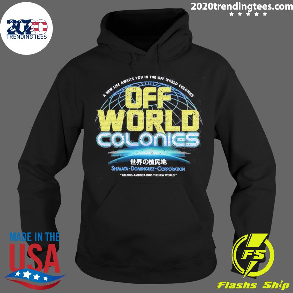 Official blade Runner Shimata Dominguez Off World - Adult & Kids T-Shirts, Sweatshirts & Hoodies apparel design preview 2
