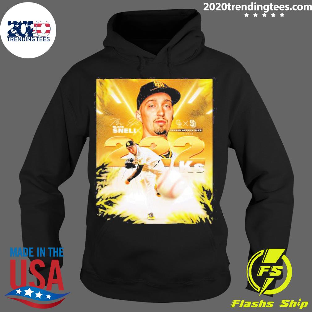 Official blake Snell San Diego Padres Snellzilla - Adult & Kids T-Shirts, Sweatshirts & Hoodies apparel design preview 2