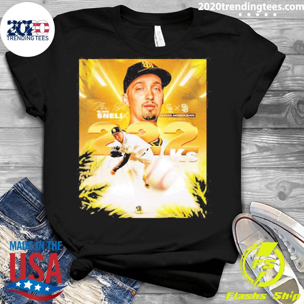 Official blake Snell San Diego Padres Snellzilla - Adult & Kids T-Shirts, Sweatshirts & Hoodies apparel design preview 3