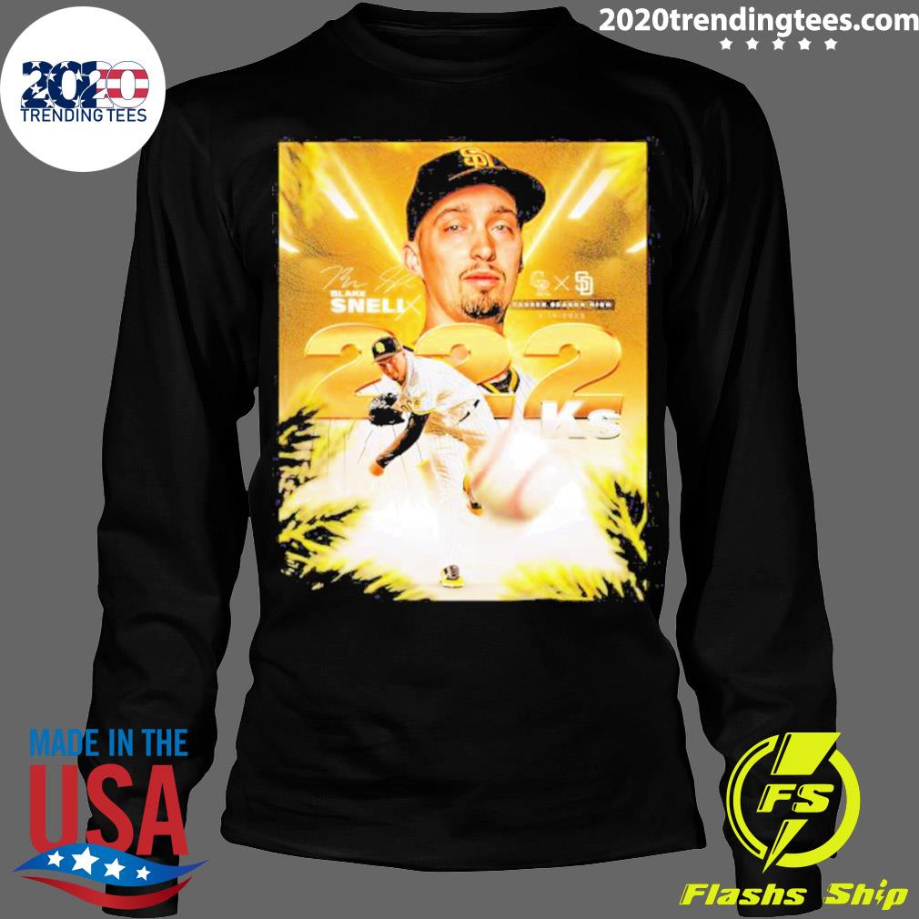 Official blake Snell San Diego Padres Snellzilla - Adult & Kids T-Shirts, Sweatshirts & Hoodies apparel design preview 4