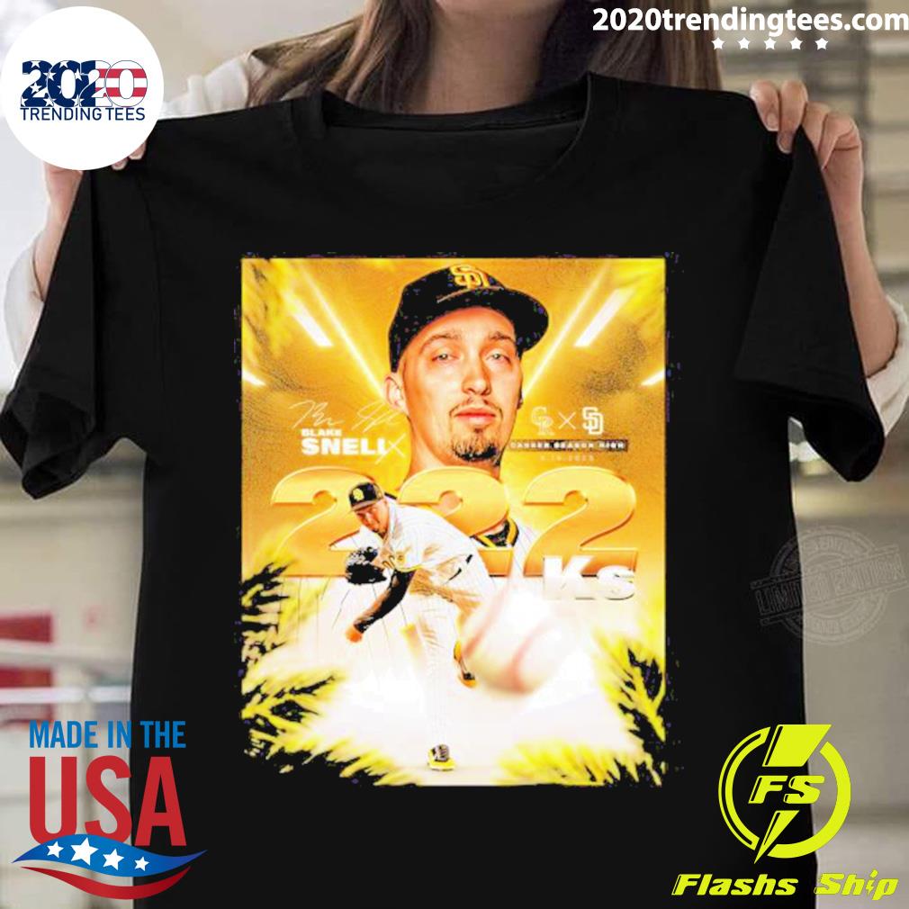 Official blake Snell San Diego Padres Snellzilla - Adult & Kids T-Shirts, Sweatshirts & Hoodies apparel design preview 1