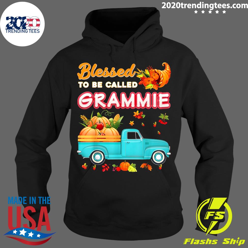 Official Blessed To Be Called Grammie Pumpkin Truck - Adult & Kids T-Shirts, Sweatshirts & Hoodies apparel design preview 2