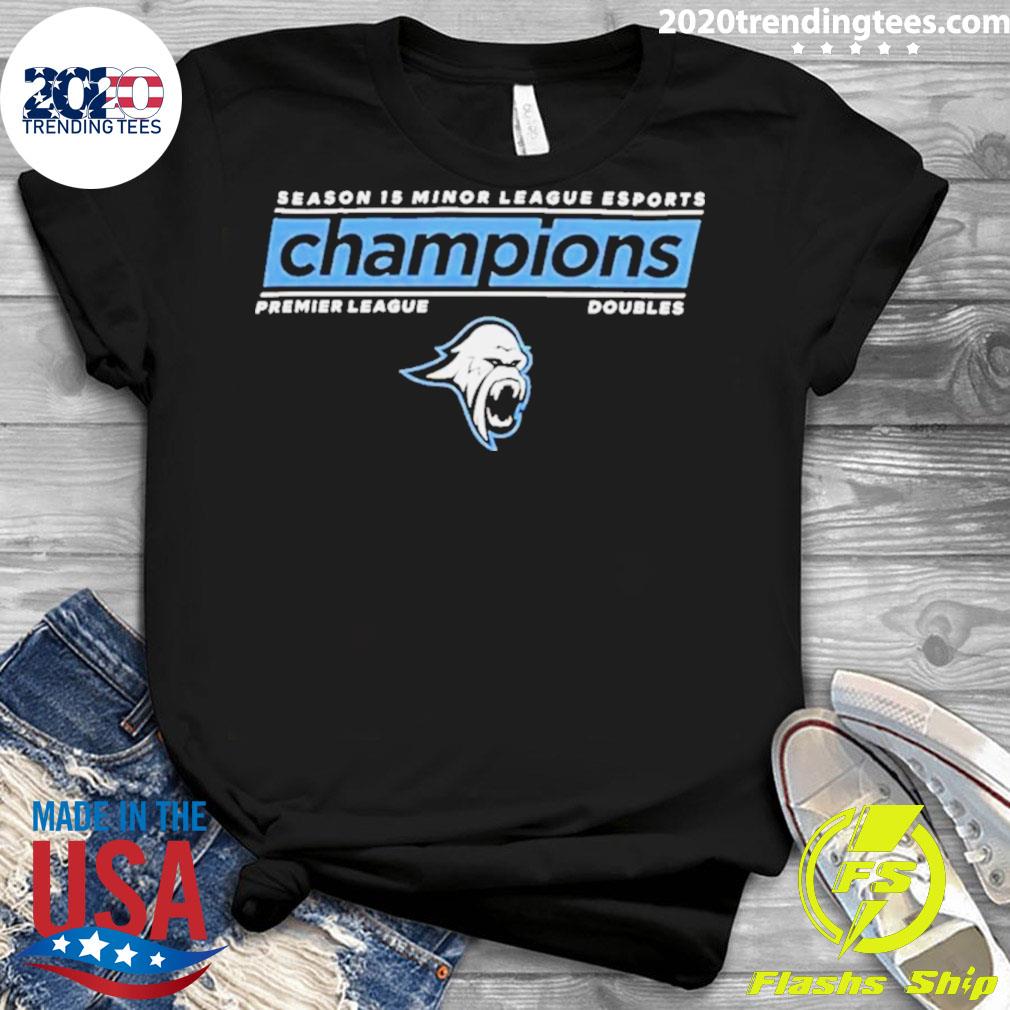 Official blizzard Premier League Doubles Champion - Adult & Kids T-Shirts, Sweatshirts & Hoodies apparel design preview 3