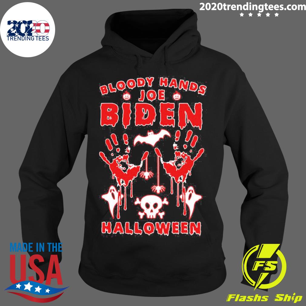 Official bloody Hands Joe Biden Halloween - Adult & Kids T-Shirts, Sweatshirts & Hoodies apparel design preview 2