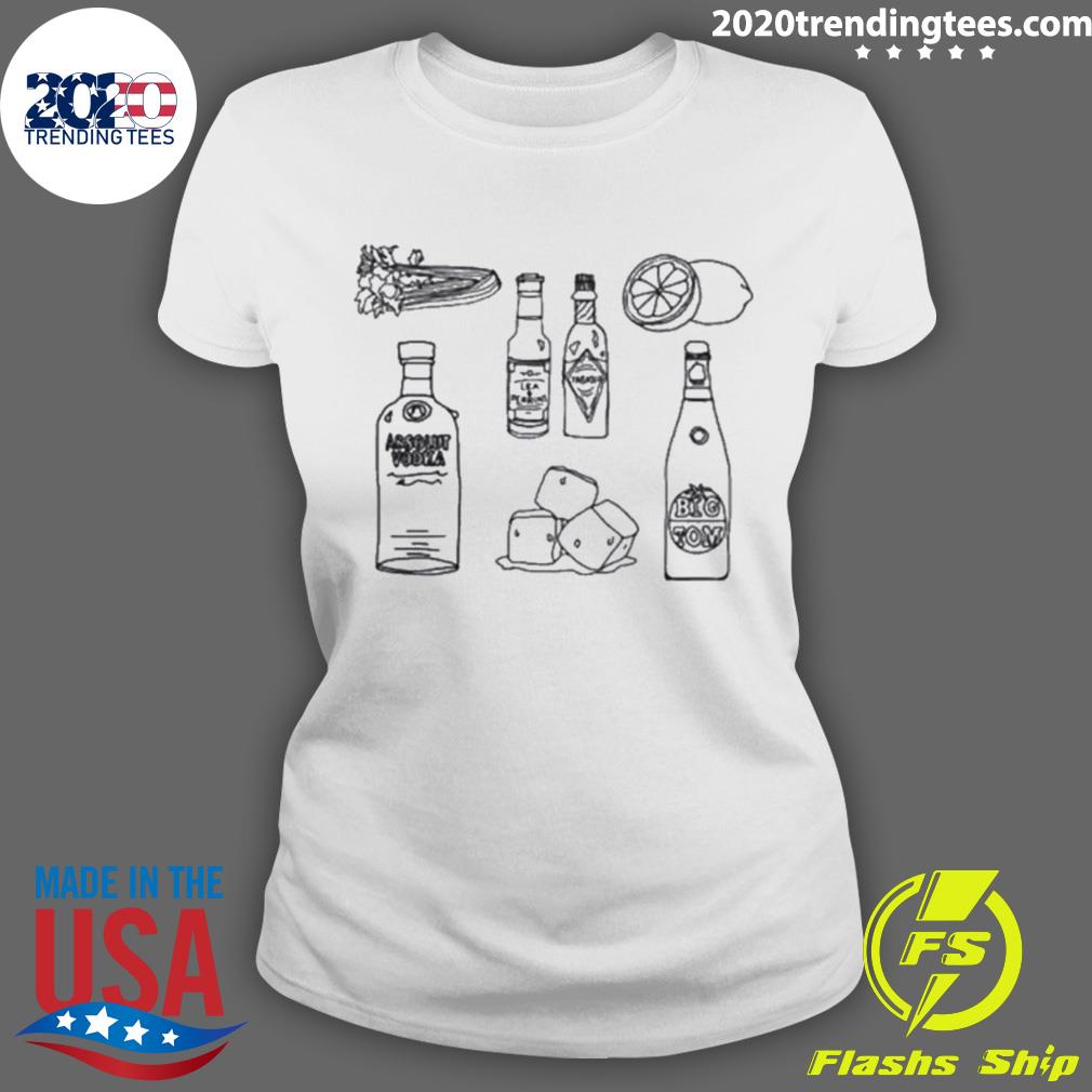 Official bloody Mary Vodka - Adult & Kids T-Shirts, Sweatshirts & Hoodies apparel design preview 3