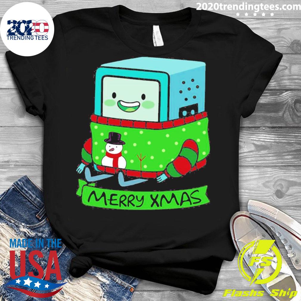 Official bmo Xmas Christmas - Adult & Kids T-Shirts, Sweatshirts & Hoodies apparel design preview 3